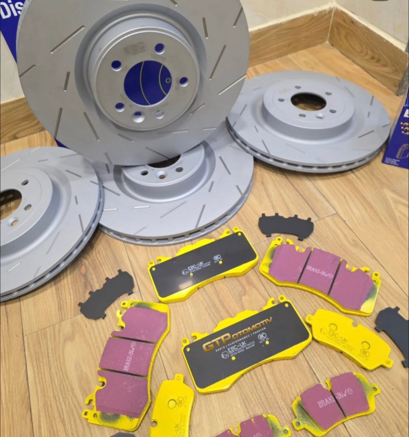 GTP Automotive Slotted Brake Rotors & Performance Brake Pads – DJ Auto Mods
