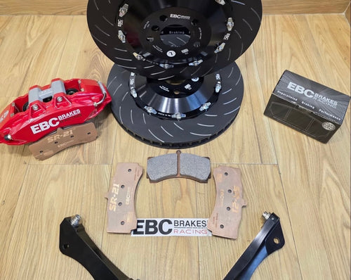 EBC Brakes Racing Slotted Rotors & Red Calipers – DJ Auto Mods
