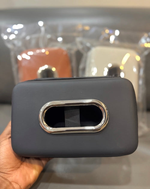 DJ Auto Mods Leather Tissue Box